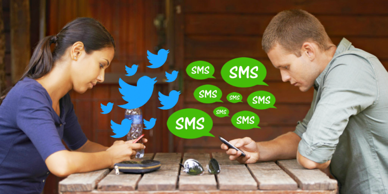 twitter vs sms