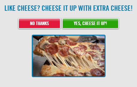 dominos cheese it up