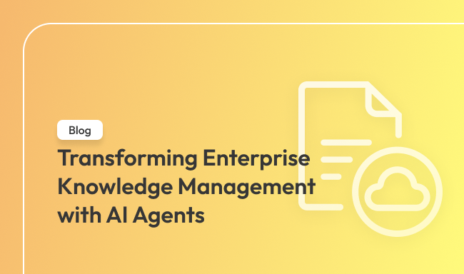 How AI Agents are Transforming Enterprise Knowledge 2025